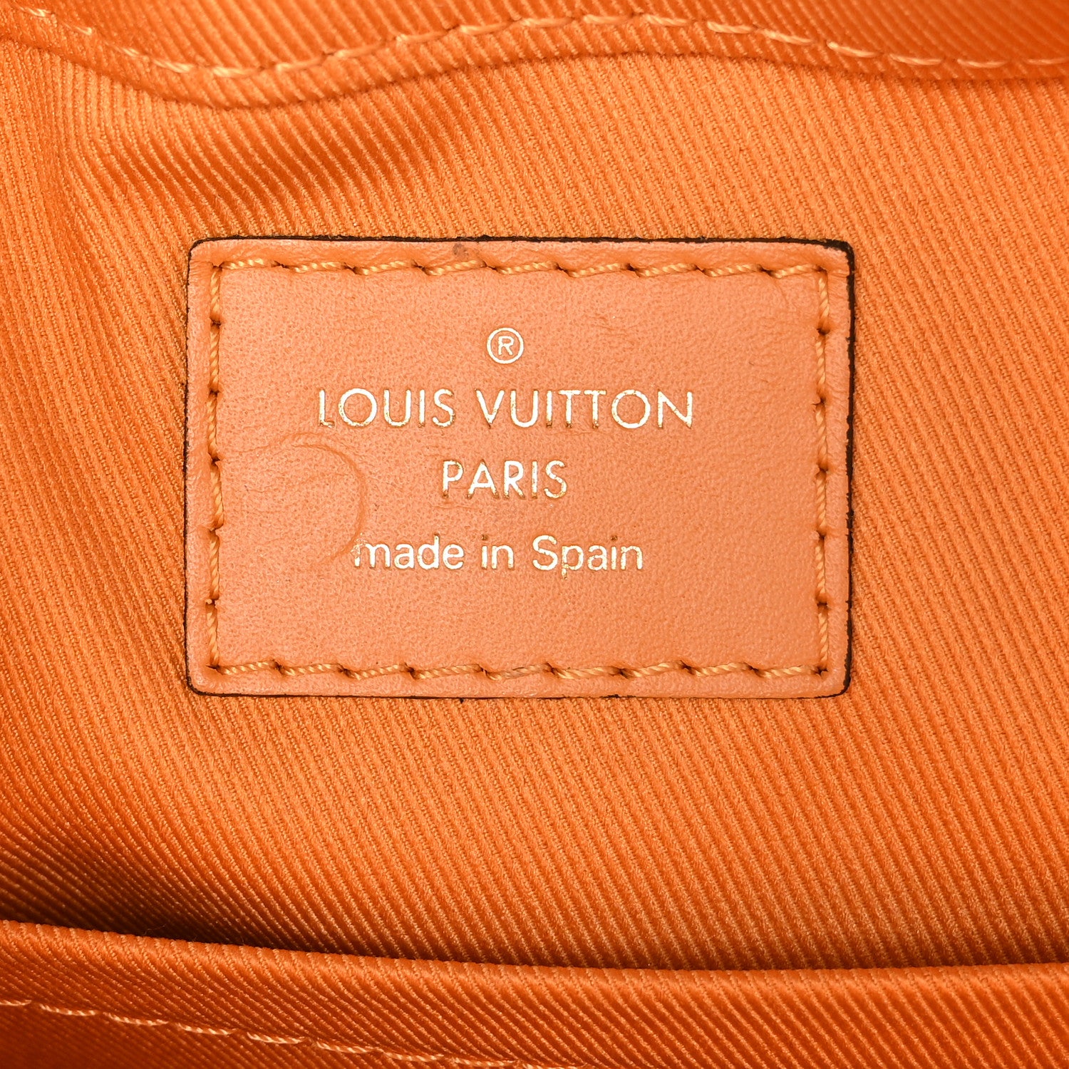 Louis Vuitton Damier Ebene Santa Monica Safran 6 of 10