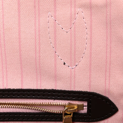 Louis Vuitton Damier Ebene Neo Neverfull MM Rose Ballerine 19 of 31