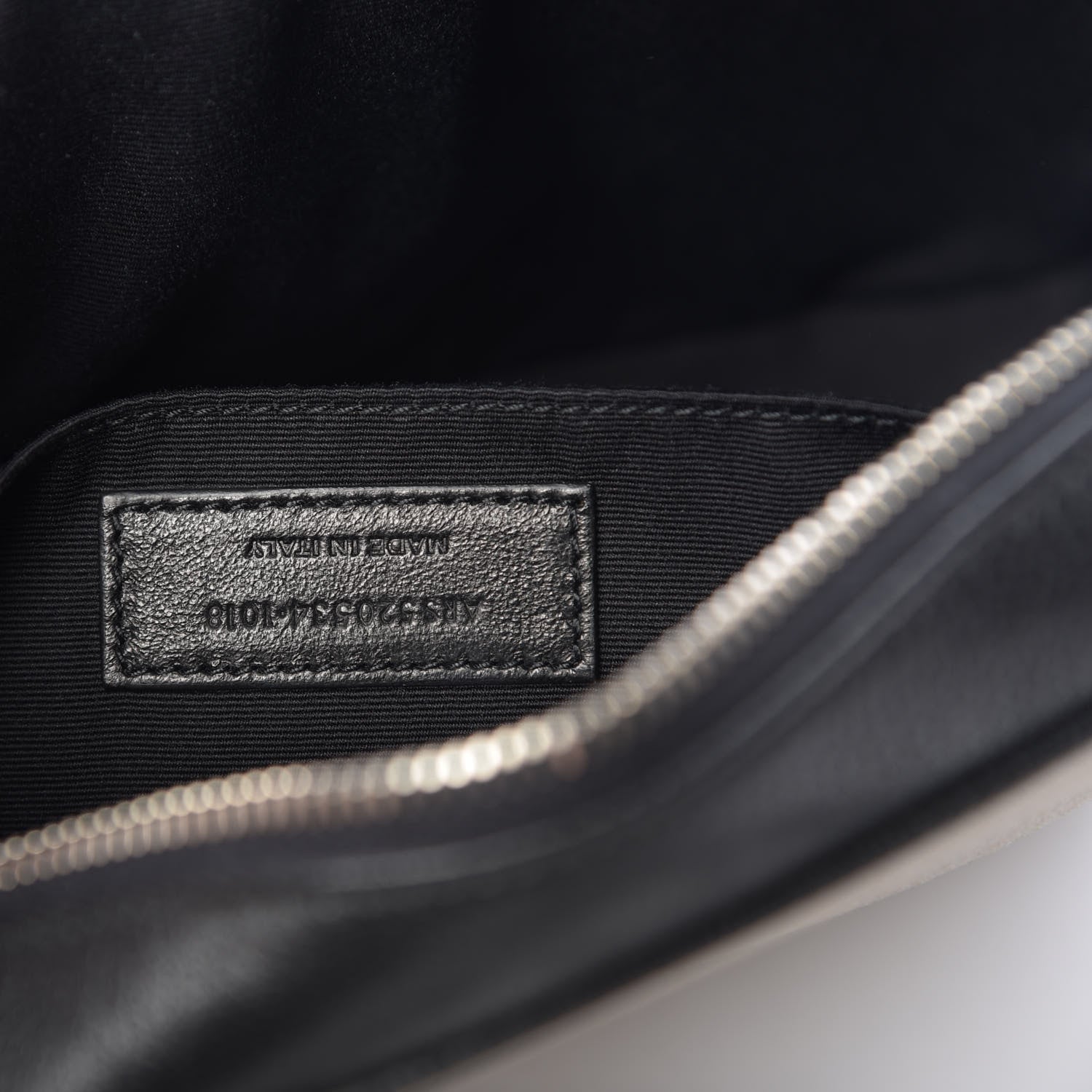 Saint Laurent Linen Canvas Monogram Lou Camera Bag Black 7 of 10