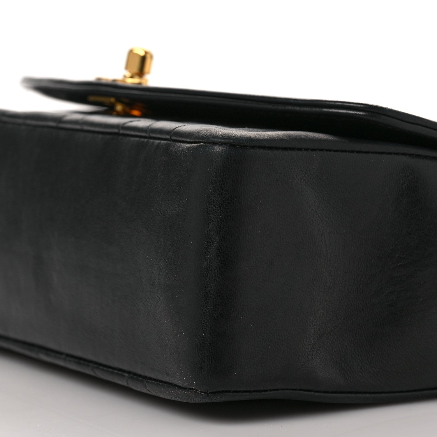 Chanel Lambskin Quilted Small Single Flap Black 7 of 8