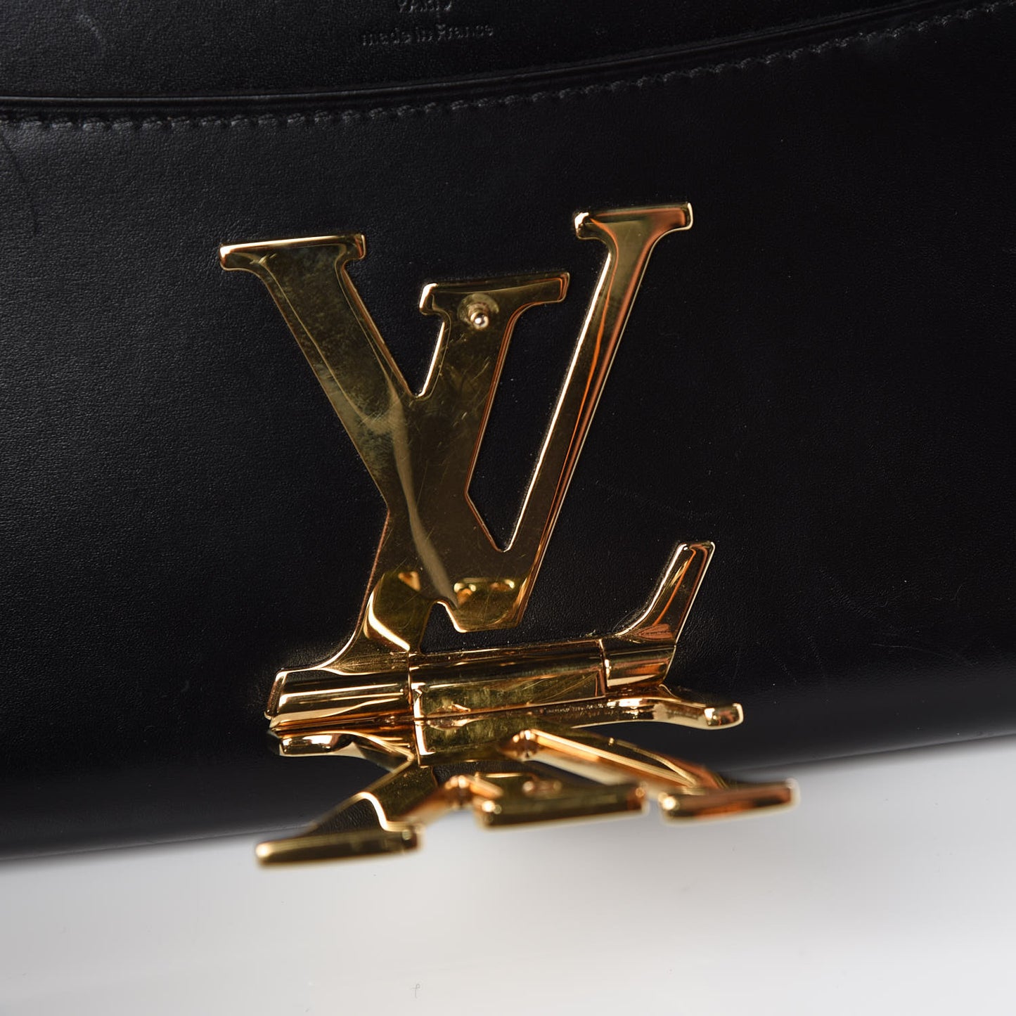 Calfskin Chain Louise MM Black