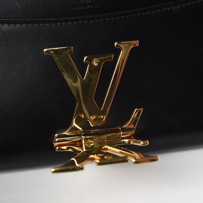 Louis Vuitton Calfskin Chain Louise MM Black 13 of 13