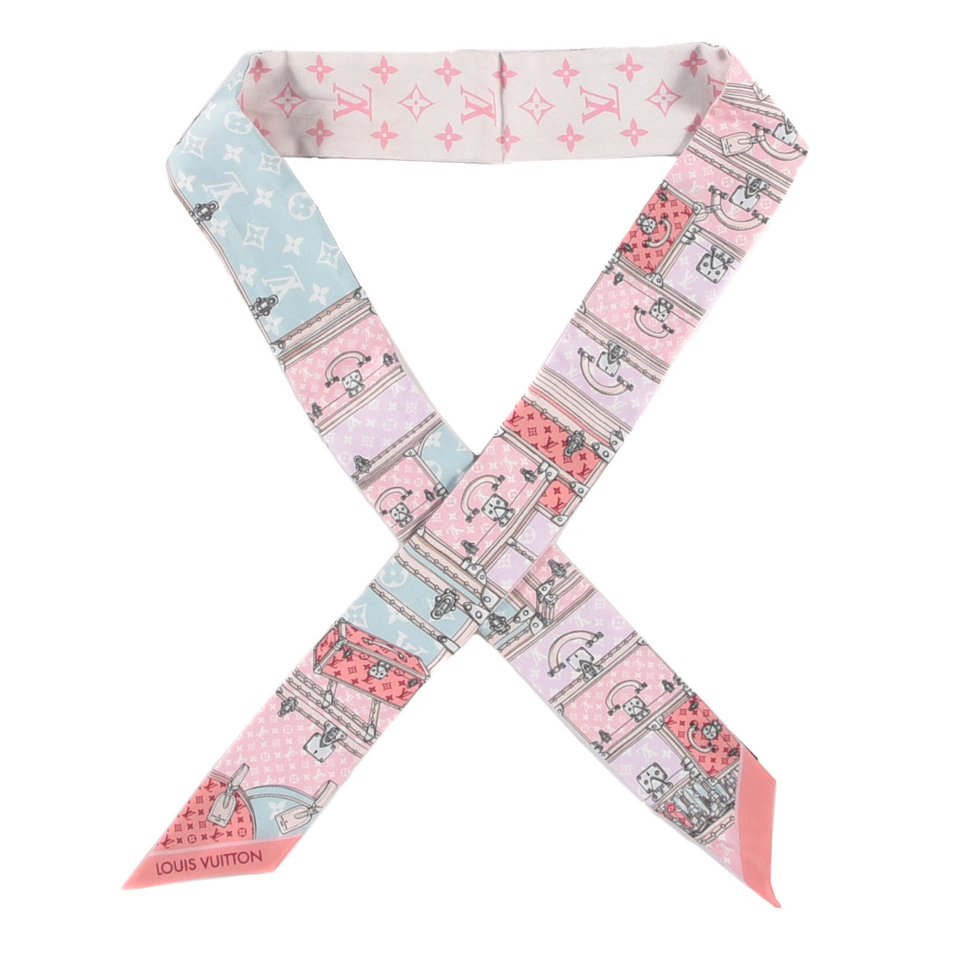 Louis Vuitton Silk Monogram Let's Go BB Bandeau Pink 1 of 3