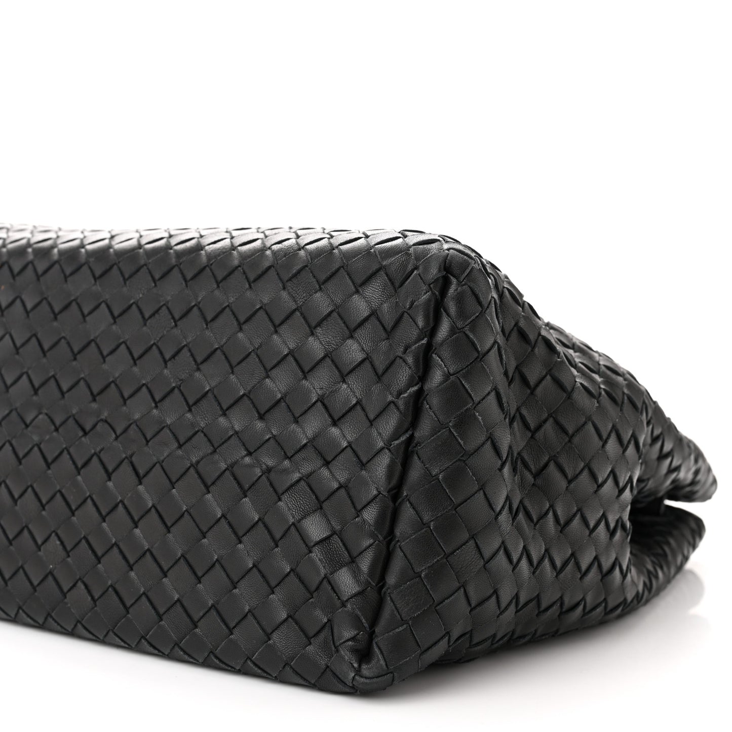 Nappa Intrecciato Medium Garda Bag Black