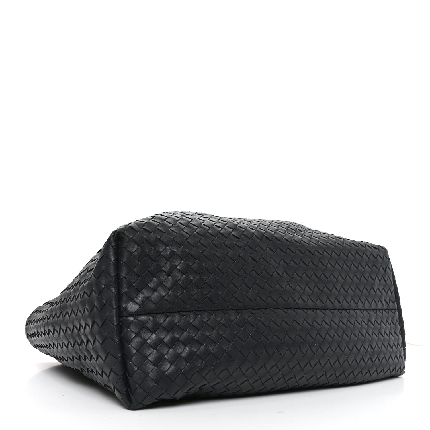 Bottega Veneta Calfskin Intrecciato Large Pinacoteca Reversible Tote Midnight Basalt Nocturnal Mud 5 of 10
