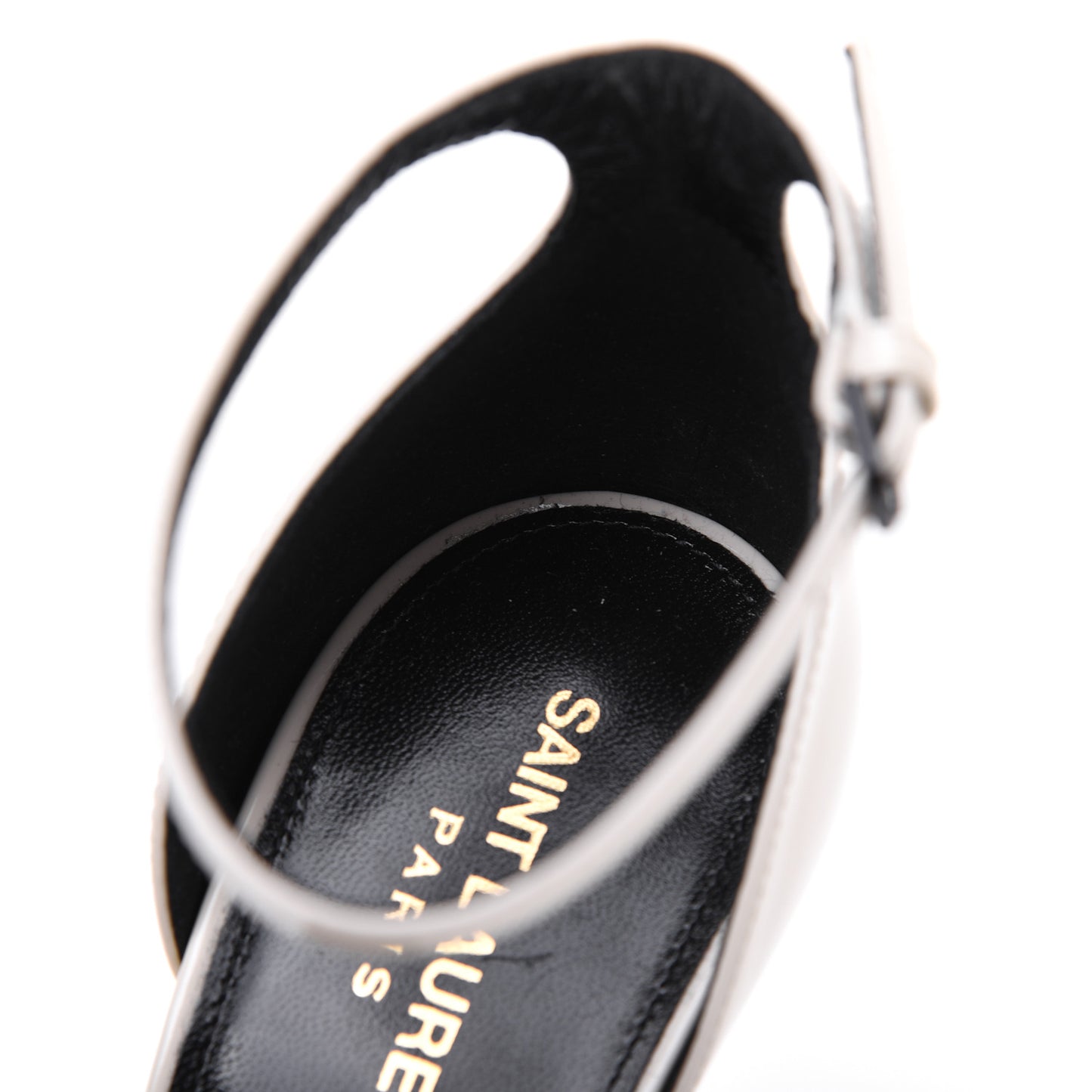 Patent Calfskin 110 Opyum Sandals 38.5 Neutro