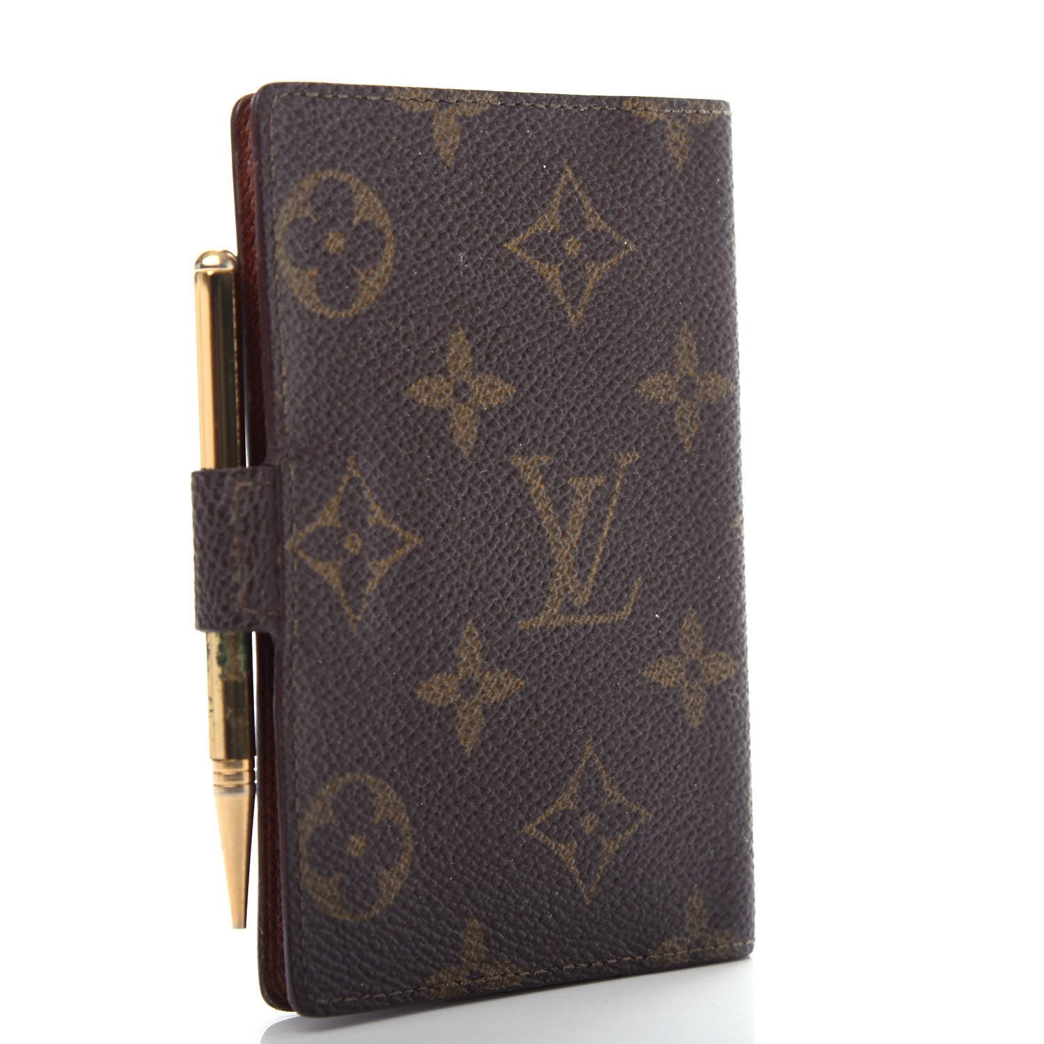 Louis Vuitton Monogram Mini Agenda Cover w Pencil 3 of 9