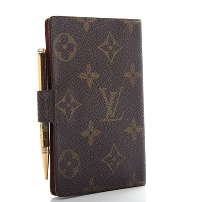 Louis Vuitton Monogram Mini Agenda Cover w Pencil 3 of 9