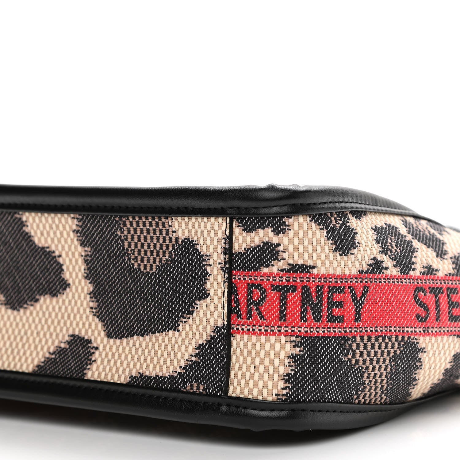 Stella McCartney Eco Leopard Logo Mini Crossbody Black 6 of 10