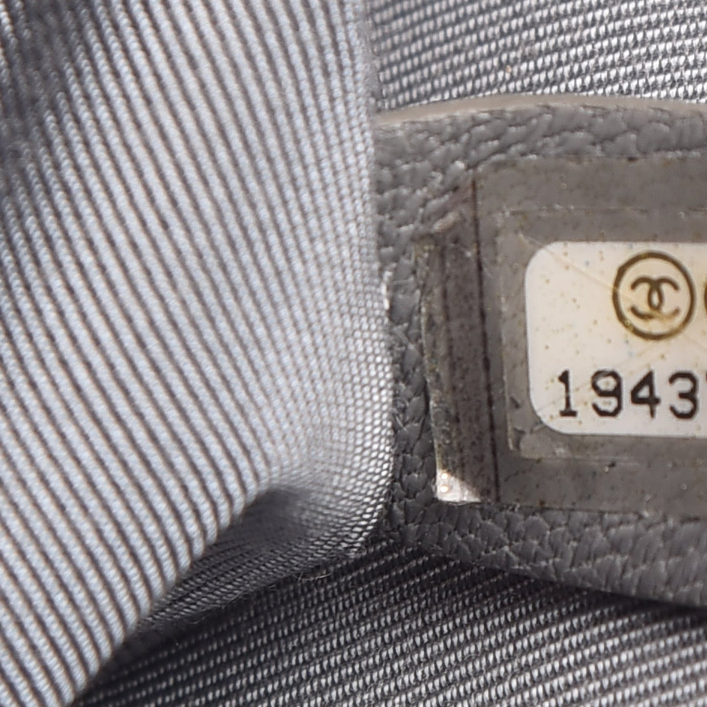 Metallic Calfskin Quilted Large Boy Flap Silver