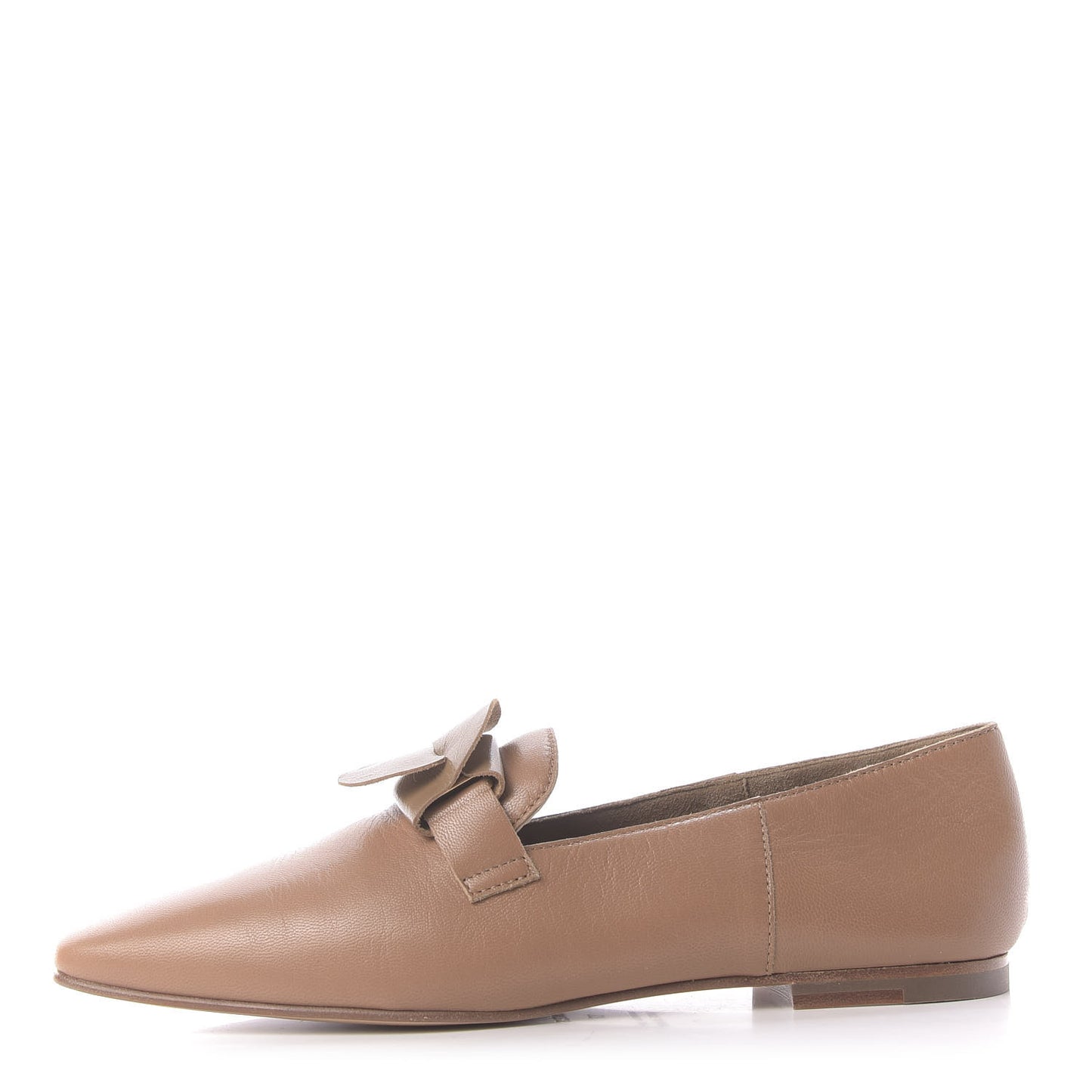 Supple Goatskin Womens Time Loafers 37 Havane