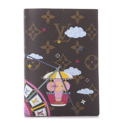 Louis Vuitton Monogram 2020 Christmas Animation Big Wheel Passport Cover Rose Ballerine 1 of 10
