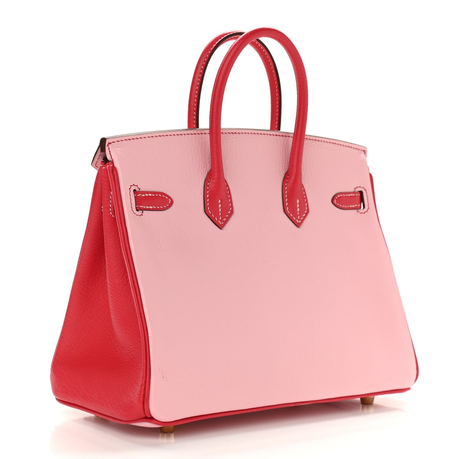 Hermes Chevre Mysore Horseshoe Birkin 25 Rose Sakura Bougainvillea 3 of 10
