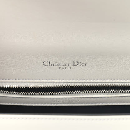 Christian Dior Patent Micro-Cannage Small Diorama Flap Bag White 6 of 16