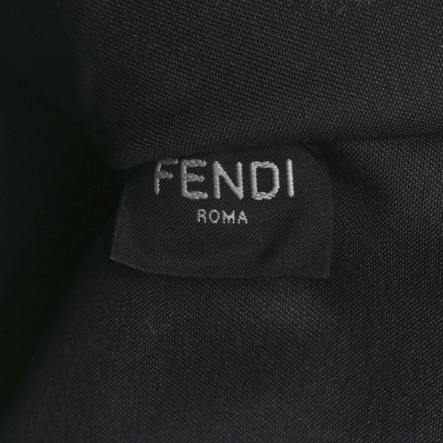Fendi Vitello King Logo Embossed Large Flat Pouch Cuoio 7 of 11