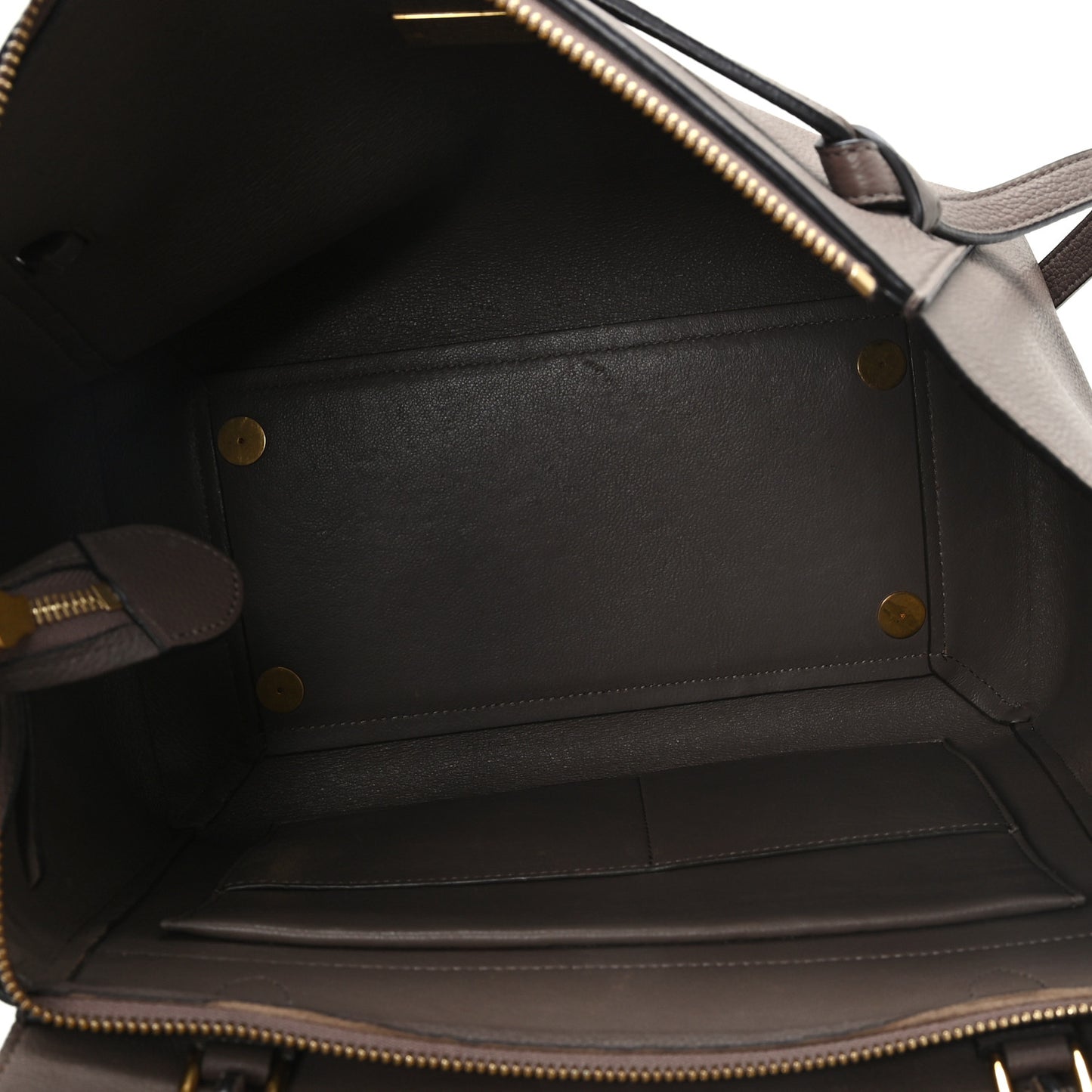 Grained Calfskin Mini Belt Bag Light Taupe