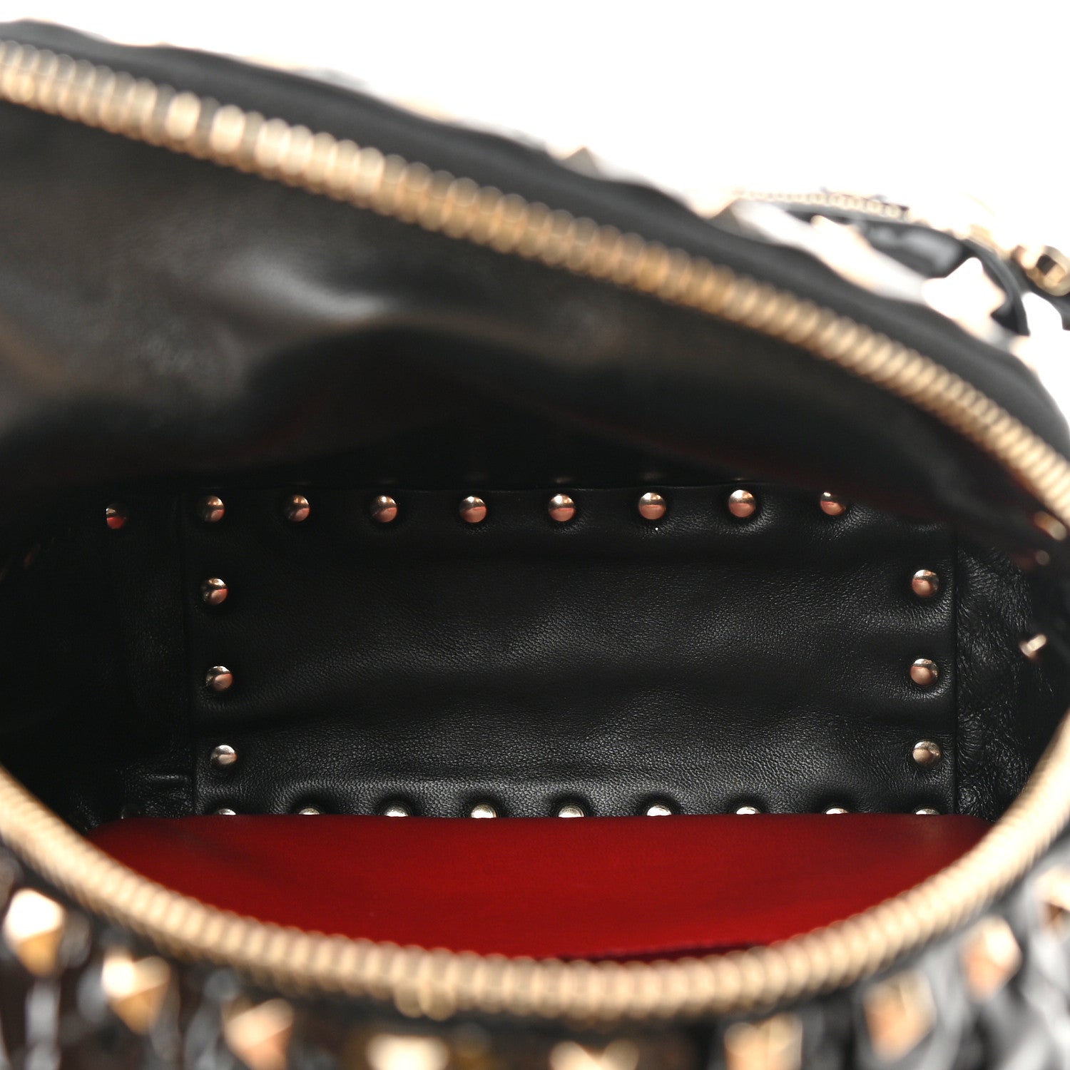 Valentino Garavani Patent Quilted Mini Rockstud Backpack Black 5 of 12