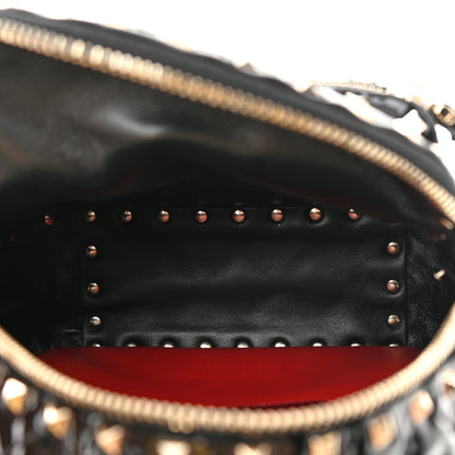 Valentino Garavani Patent Quilted Mini Rockstud Backpack Black 5 of 12