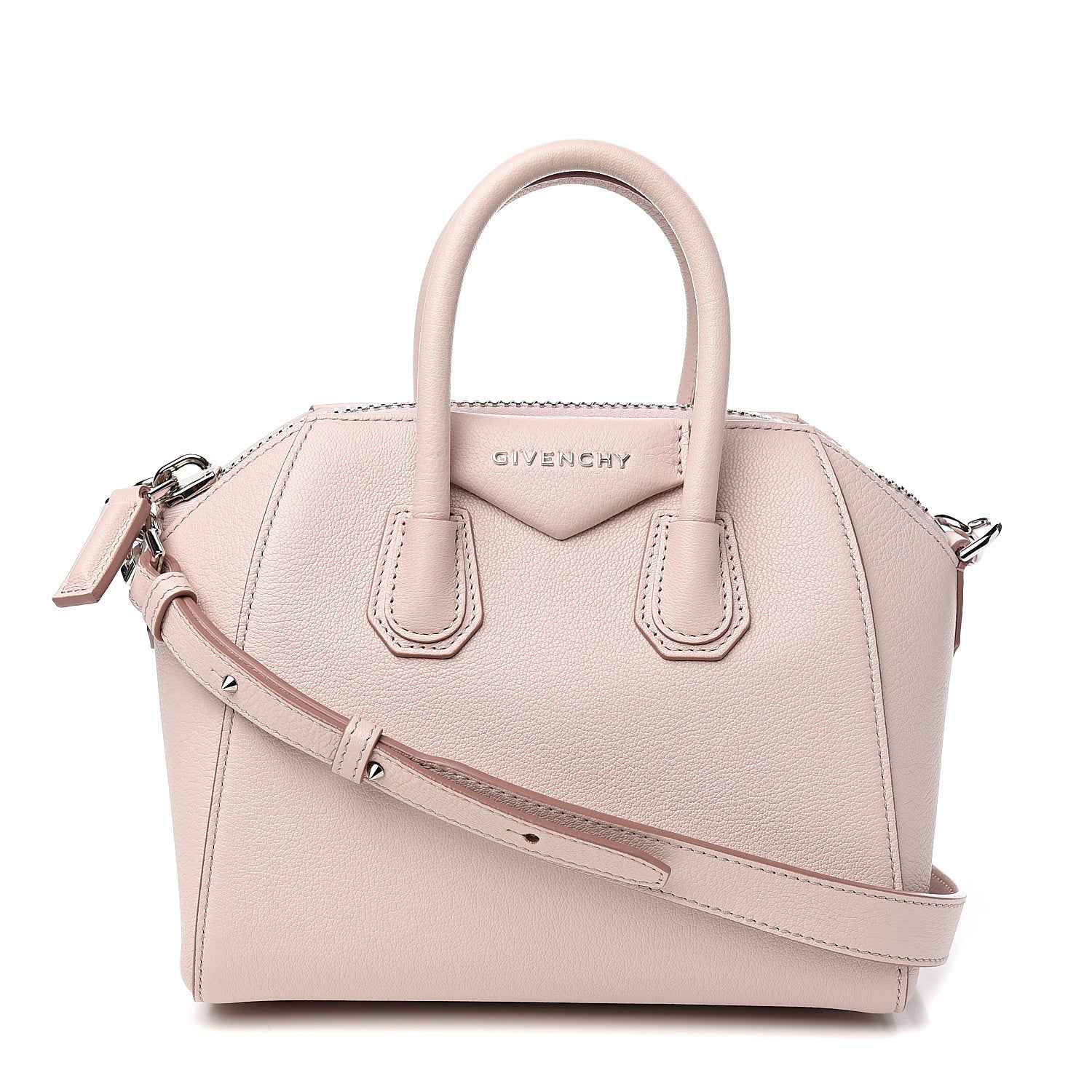 Givenchy Sugar Goatskin Mini Antigona Pale Pink 1 of 9