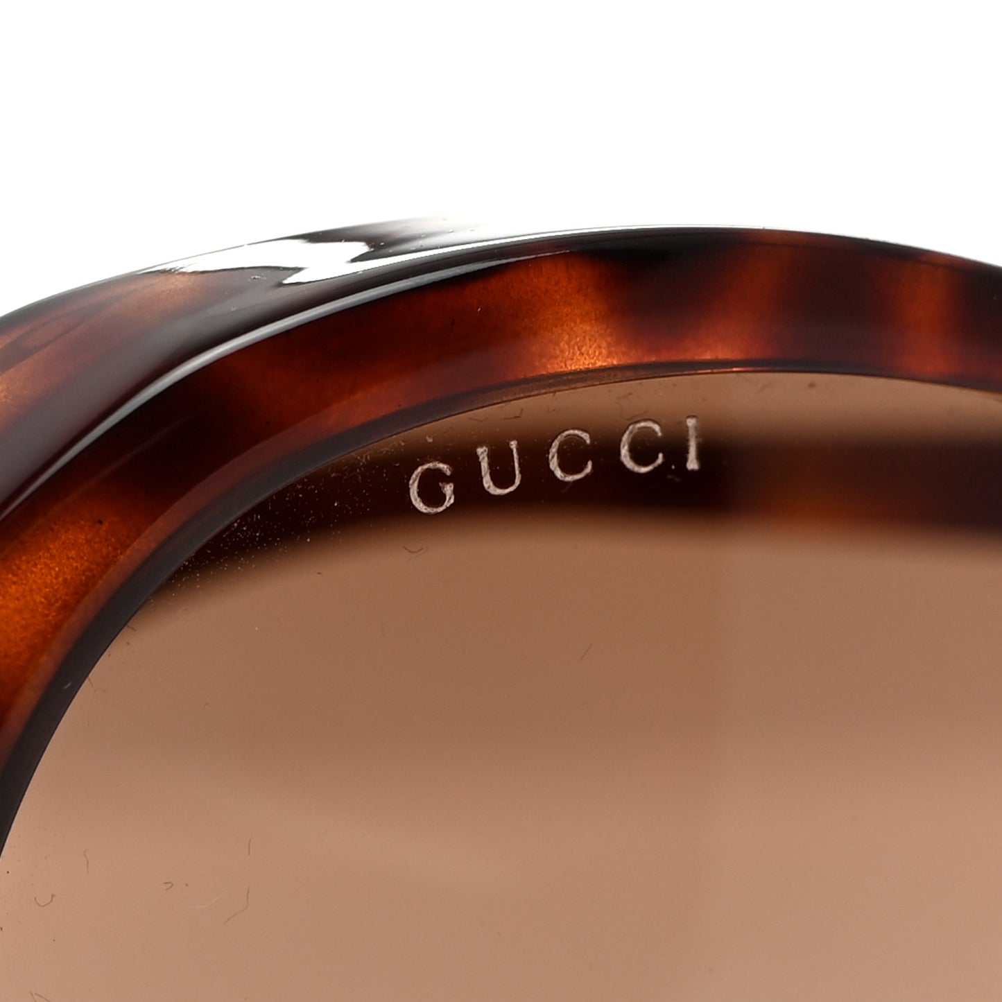 Acetate Round GG Sunglasses GG0368S Havana