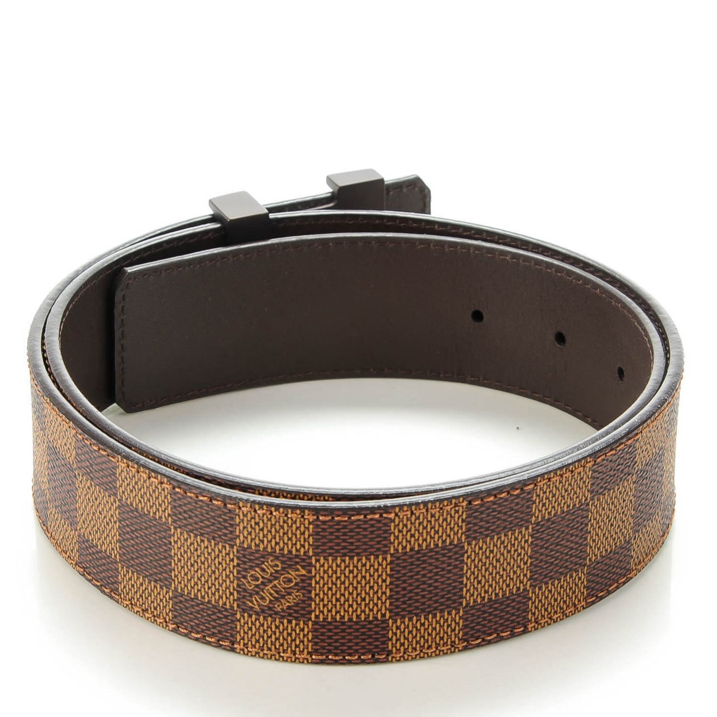 Damier Ebene 40mm LV Initiales Belt 85 34