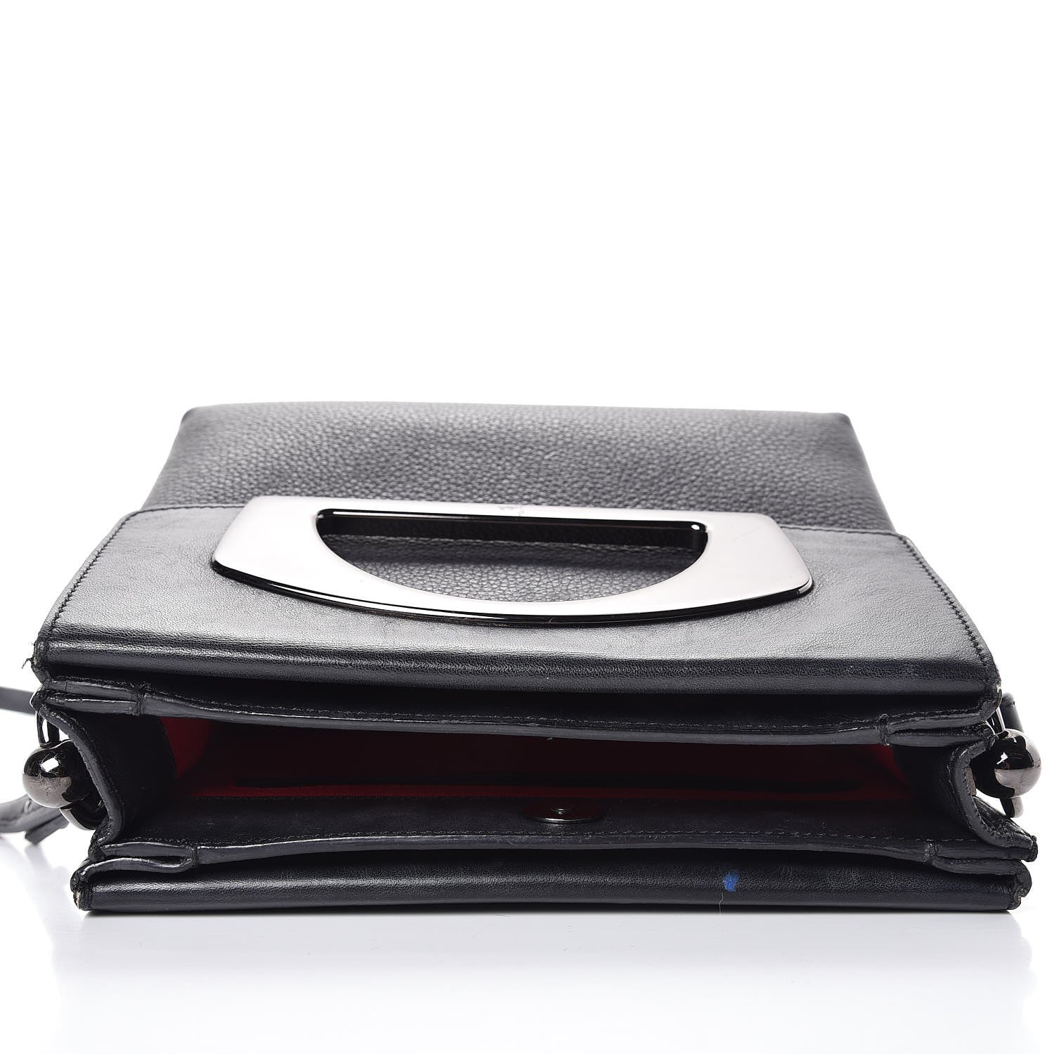 Christian Louboutin Grained Calfskin Passage Messenger Black 22 of 27