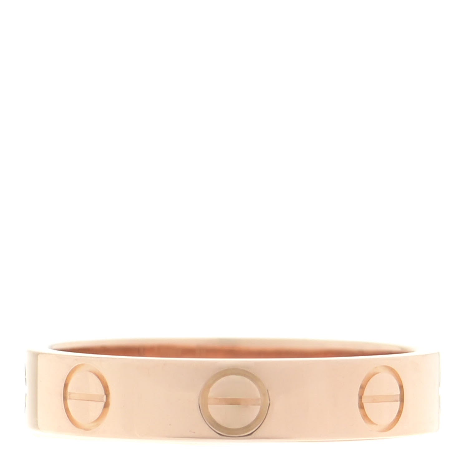 Cartier 18K Pink Gold 3.5mm LOVE Wedding Band Ring 50 5.25 3 of 5