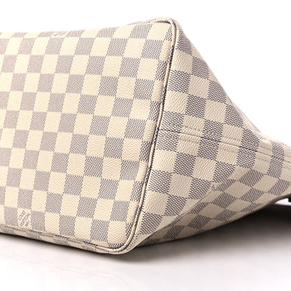Louis Vuitton Damier Azur Neo Neverfull GM Rose Ballerine 9 of 15