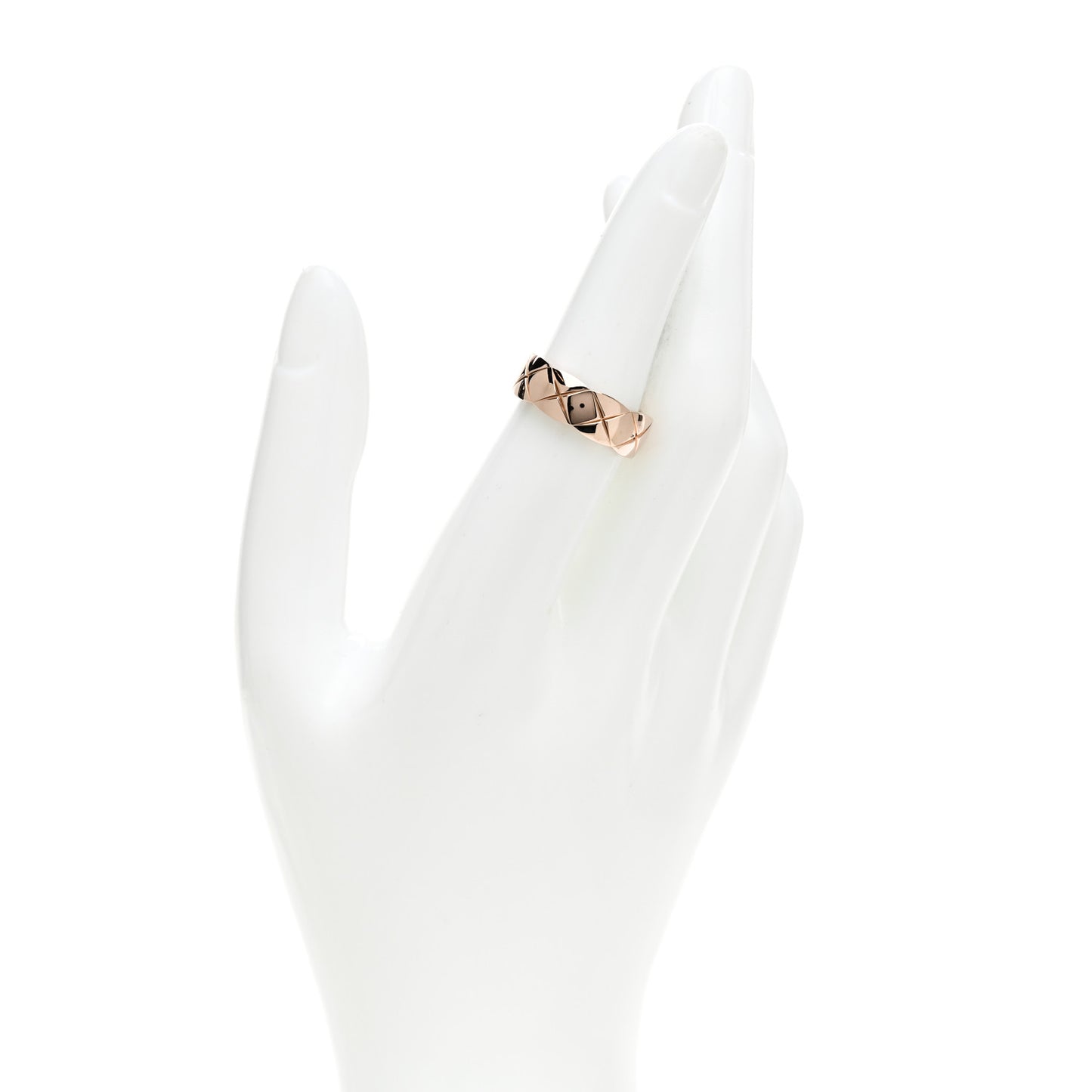18K Beige Gold Small Coco Crush Ring 53 6.5