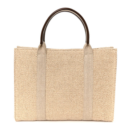 The Row Linen Georgia Tote Bag Clay Shell 1 of 9