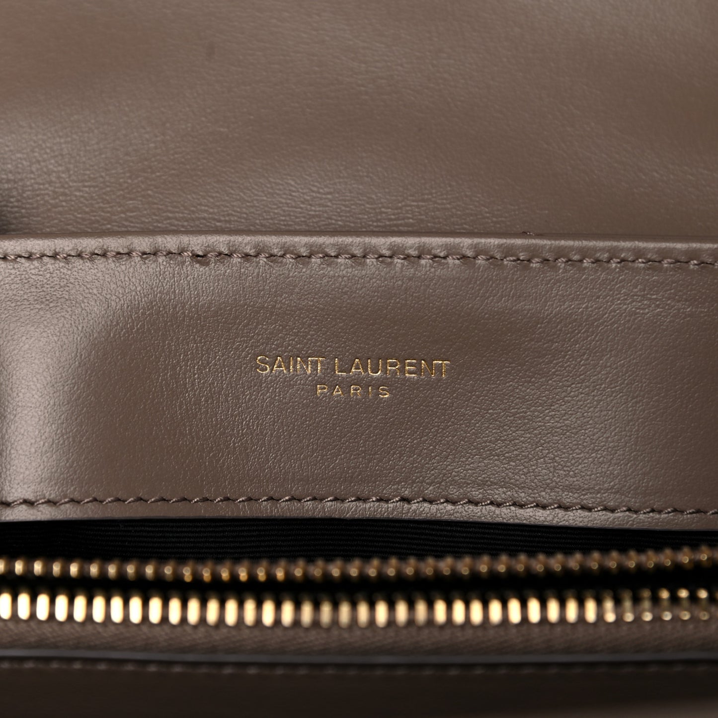 Calfskin Y Quilted Monogram Small Loulou Chain Satchel Taupe
