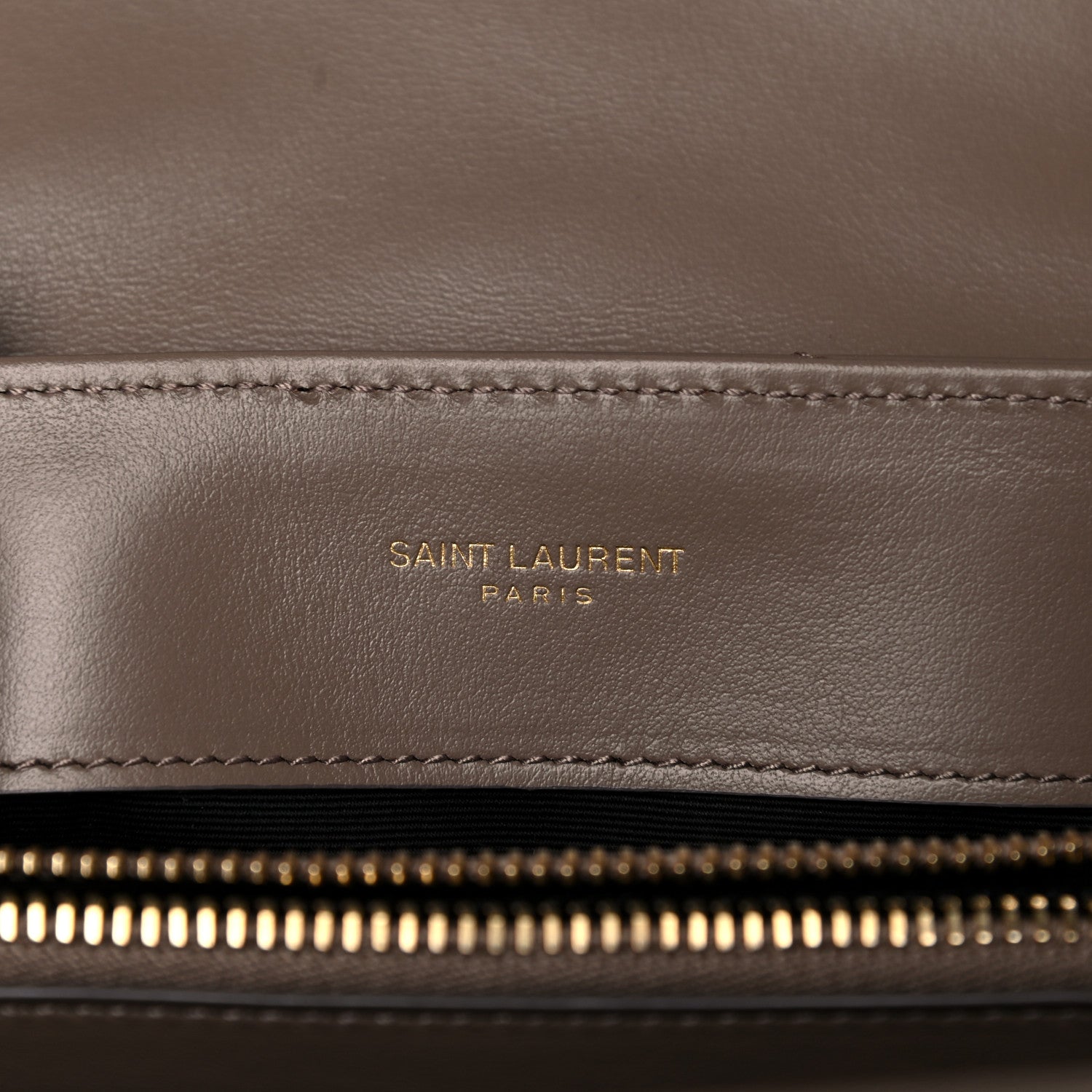 Saint Laurent Calfskin Y Quilted Monogram Small Loulou Chain Satchel Taupe 5 of 9