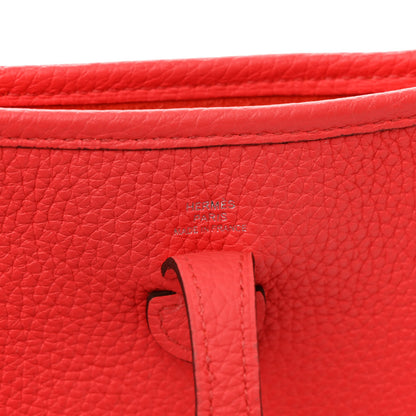 Hermes Taurillon Clemence Evelyne TPM Rose Texas 6 of 11