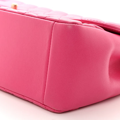 Chanel Lambskin Quilted Medium Mademoiselle Chic Flap Fuchsia 10 of 10