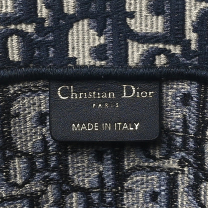 Christian Dior Oblique Large Book Tote Blue Multicolor 6 of 9