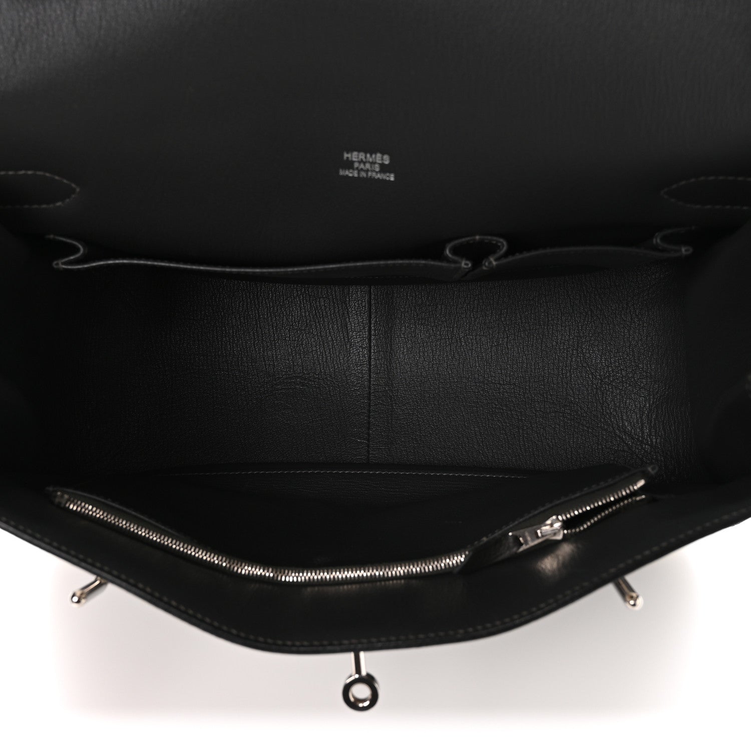 Hermes Taurillon Clemence Jypsiere 34 Graphite 4 of 10