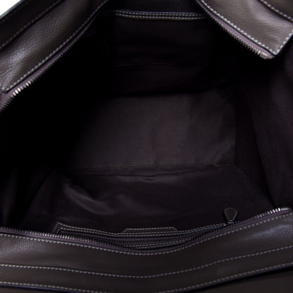 Celine Drummed Calfskin Shoulder Luggage Souris 4 of 4