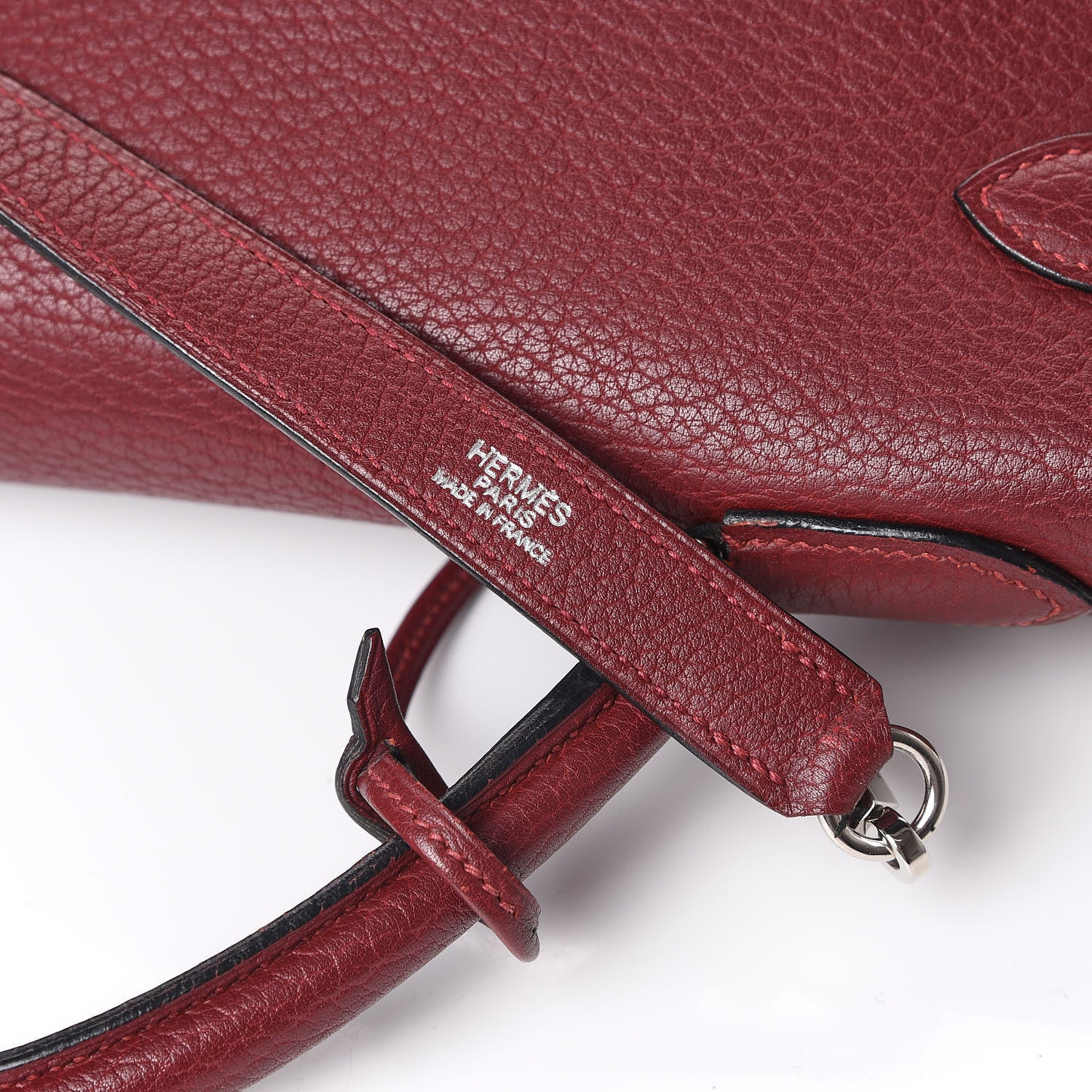 Hermes Fjord Kelly Retourne 40 Rouge H 7 of 19