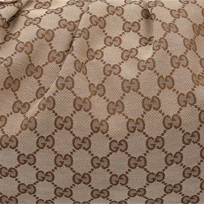 Gucci Monogram Medium Sukey Hobo Dark Brown 10 of 12