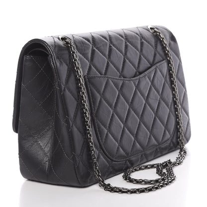 Chanel Aged Calfskin Quilted 2.55 Reissue 227 Flap Dark Grey 3 of 10
