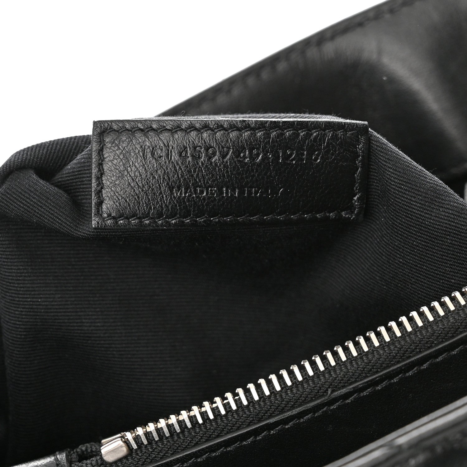 Saint Laurent Calfskin Y Quilted Monogram Medium Loulou Chain Satchel Black 9 of 11