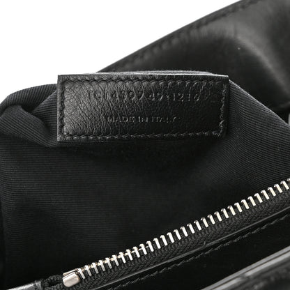 Saint Laurent Calfskin Y Quilted Monogram Medium Loulou Chain Satchel Black 9 of 11