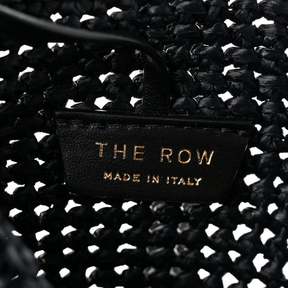The Row Raffia Genevieve Tote Bag Black 6 of 11