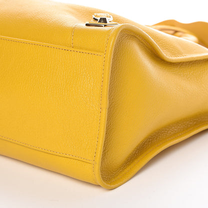 Balenciaga Chevre Silver Metallic Edge Hardware City Jaune Epi 10 of 11