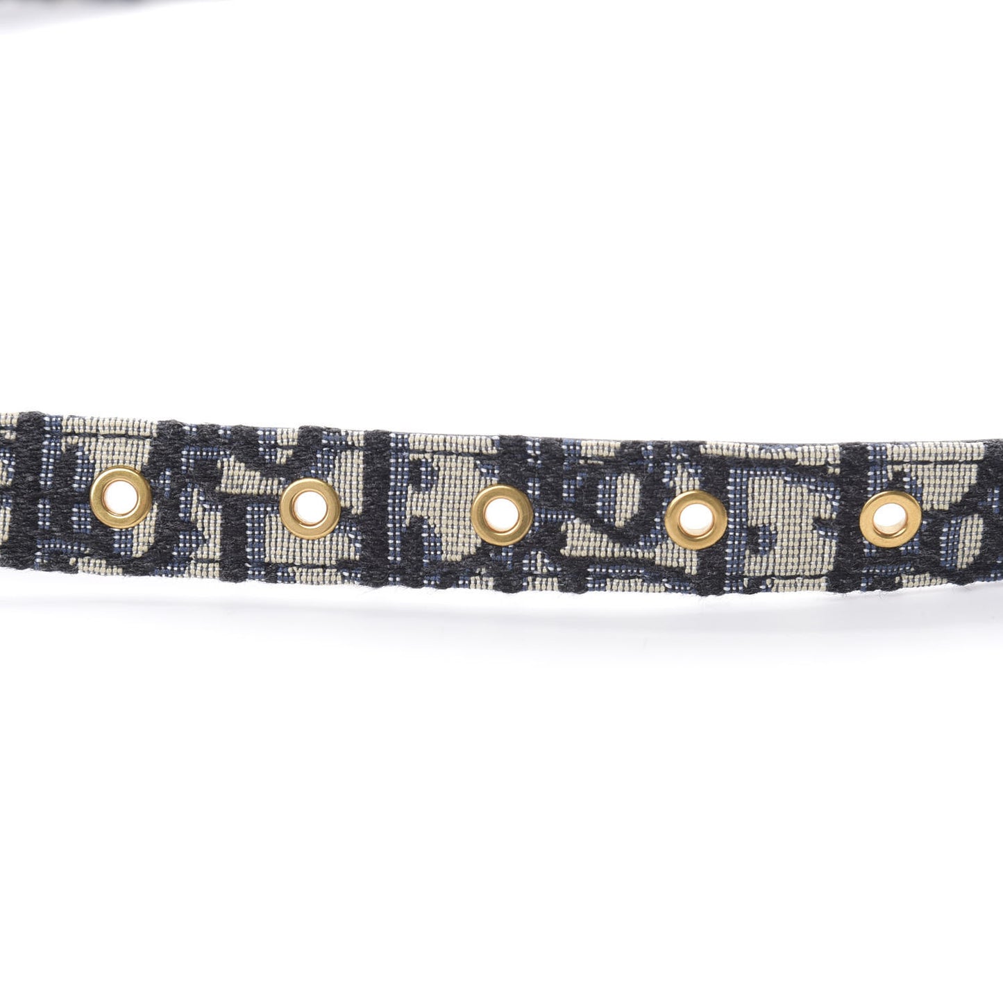 Jacquard Oblique 20mm Saddle Belt 85 34 Blue