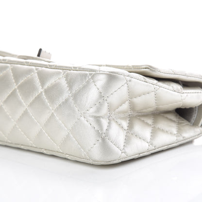 Chanel Metallic Aged Calfskin 2.55 Reissue 225 Flap Silver 7 of 11