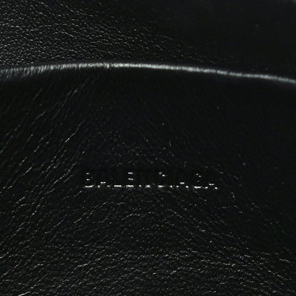 Balenciaga Grained Calfskin Neo Classic Gold Hardware Zip Around Crossbody Black 6 of 11