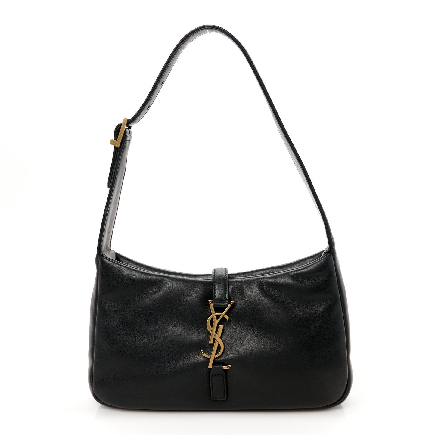 Padded Lambskin Le 5 A 7 Hobo Black