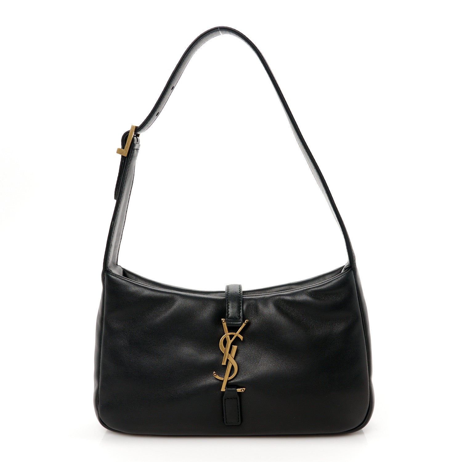 Saint Laurent Padded Lambskin Le 5 A 7 Hobo Black 1 of 10