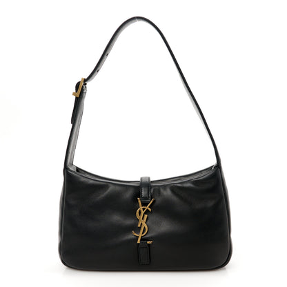Saint Laurent Padded Lambskin Le 5 A 7 Hobo Black 1 of 10